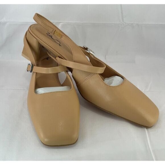 New Slingback Chunky Heel Pumps size 10 - Picture 6 of 12